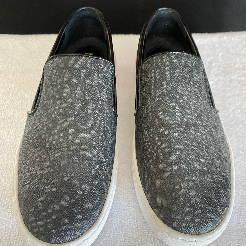 Michael Kors Gray Patterned Loafers